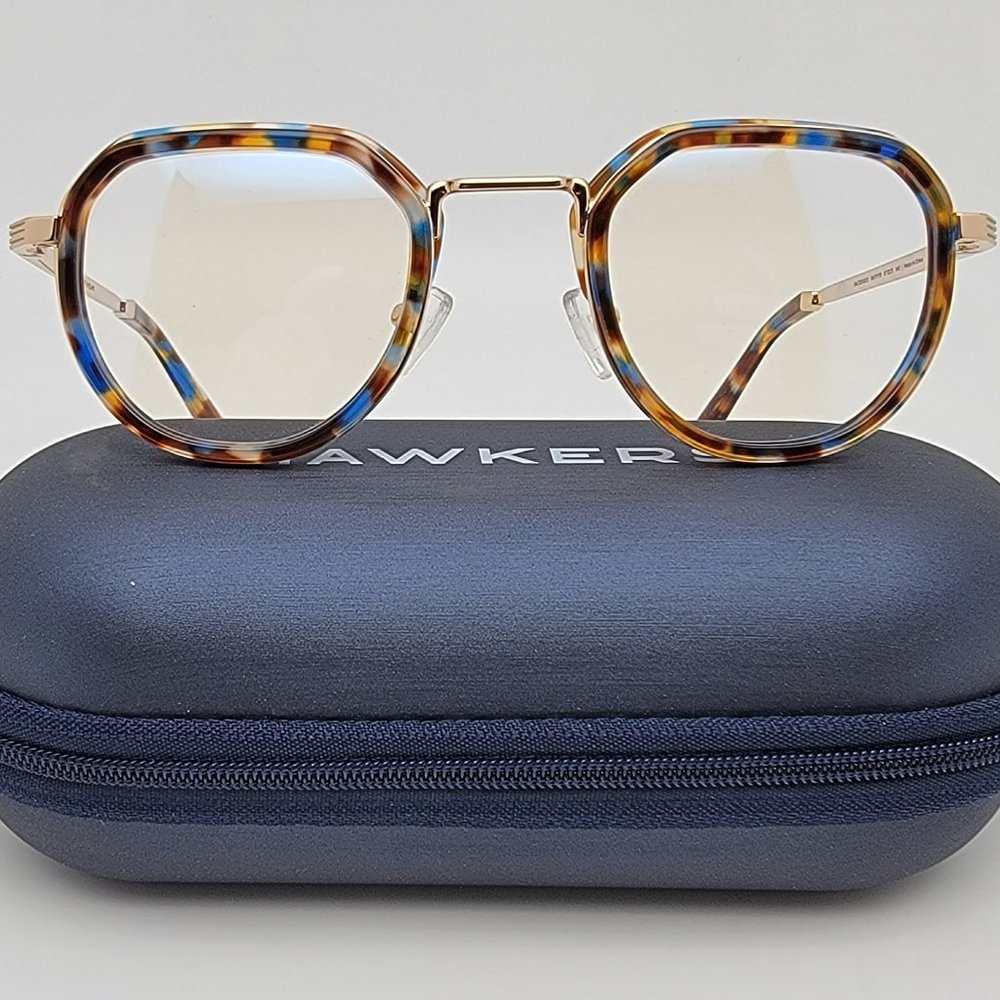 Hawkers Eyewear Tulip Cary Chignin Blue Light Blocking Glasses w/ Case 47-23-140